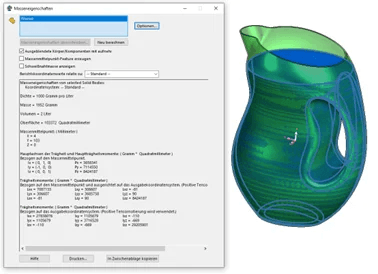 Giesskanne + Messung Detail