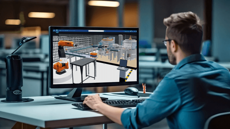 PLM Digital-Factory-Robotics