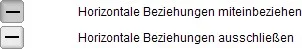 Menüansicht zur gezielten Auswahl einzelner Skizzenbeziehungen in einer CAD-Anwendung