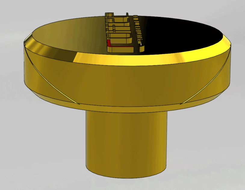 SOLIDWORKS Feature Ausgetragener Schnitt