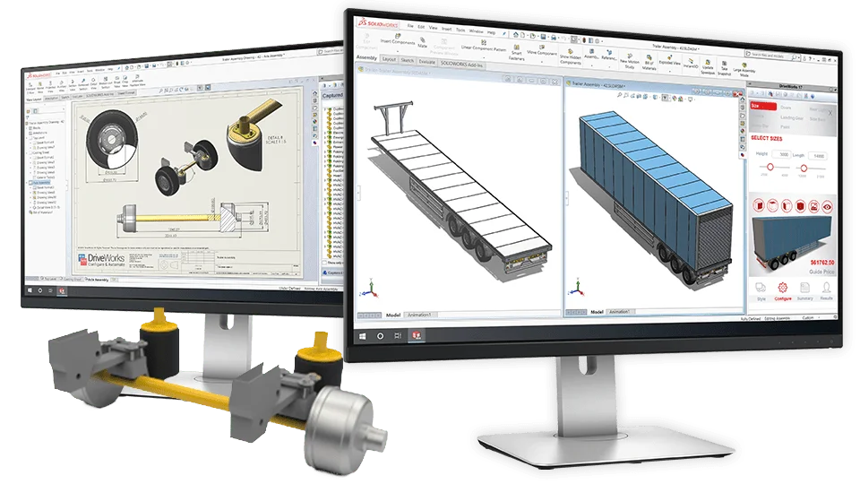 Darstellung von CAD-Automation am PC zur Optimierung von Fertigungsprozessen