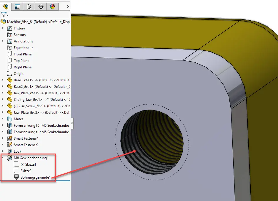 solidworks-einfache-bohrung-baugruppe-gewindedarstellung