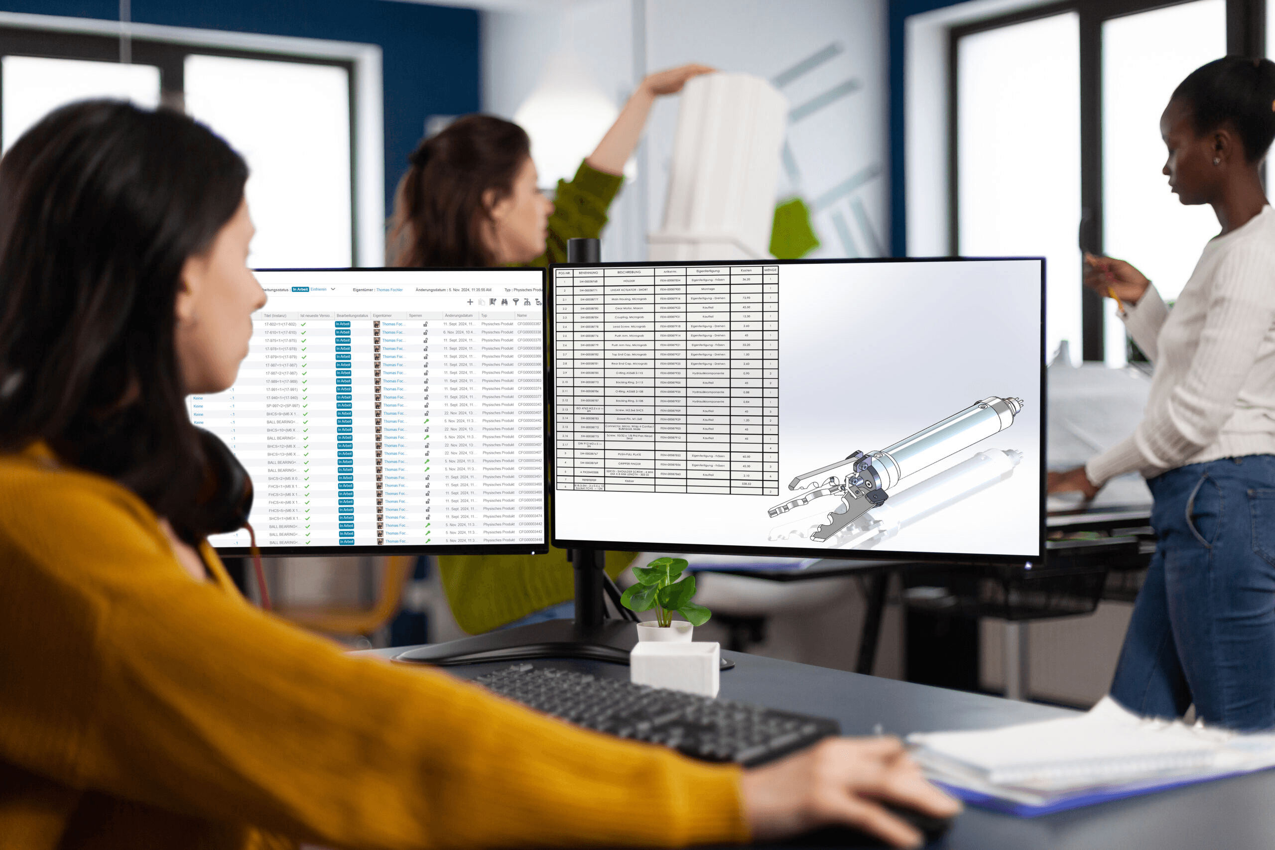 Stückliste (BOM) in der technischen Dokumentation
