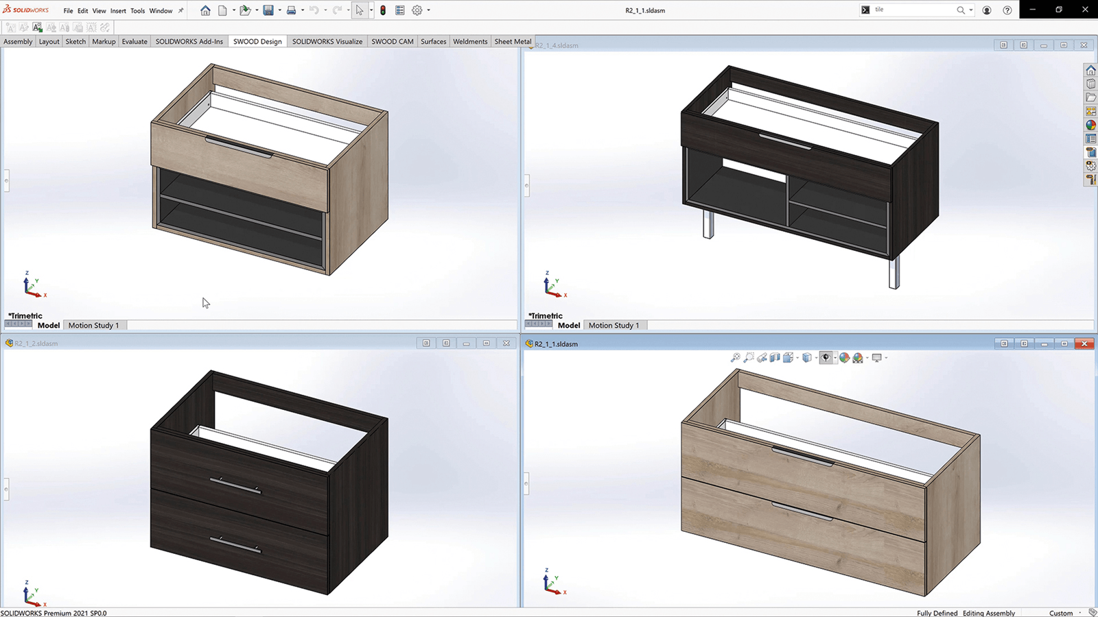 Ausschnitt aus dem SWOOD Center in SWOOD Design