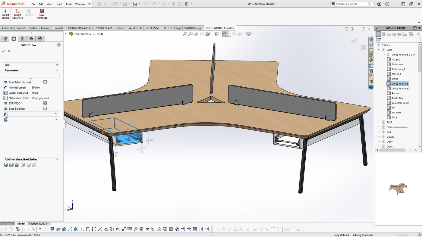 SWOOD Design SWOODBox Ausschnitt Detailansicht einer SWOODBox in SWOOD Design